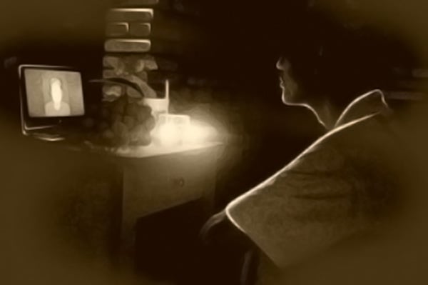 Những giọt lệ già mà nhớ mẹ, như nuốt ngược vào tim, mặn biết chừng nào!
